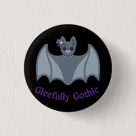 Gleefully Gothic Button (Voorkant)