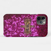 Gleem Shea II  Bling Girl Monogram Case-Mate iPhone Case (Achterkant (horizontaal))