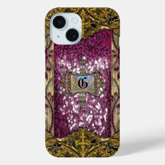 Gleemshore Grace Victoriaans Monogram Case-Mate iPhone Case (Achterkant)