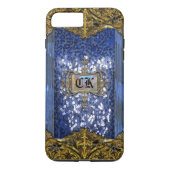 Gleemshore Saph Elegant Monogram Plus Case-Mate iPhone Case (Achterkant)