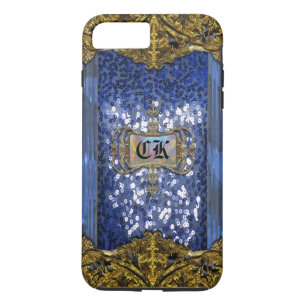 Gleemshore Saph Elegant Monogram Plus iPhone 8/7 Plus Hoesje