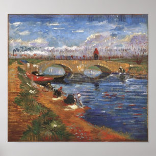 Gleize Bridge, Vigueirat Canal Van Gogh Fine Art Poster