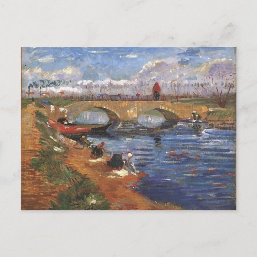 Gleize Bridge, Vigueirat Canal, Vincent van Gogh Briefkaart (Voorkant)