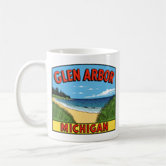 Glen Arbor Michigan zandduinen Koffiemok