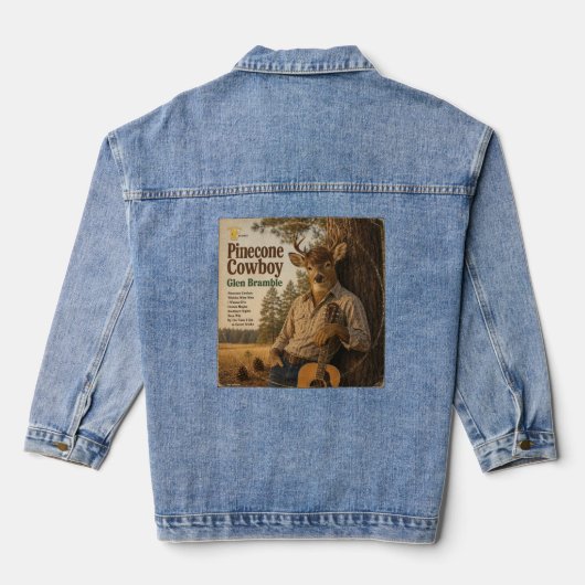 Glen Bramble: een Parodie Denim Jacket (Achterkant)