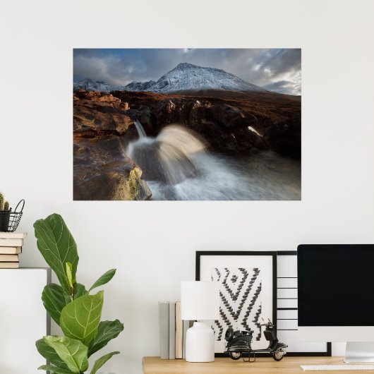 Glen Brittle. Zuivelpool. Poster (Thuiskantoor)