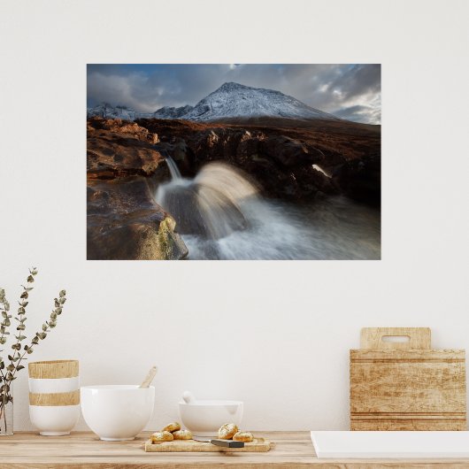 Glen Brittle. Zuivelpool. Poster (Keuken)