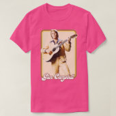 Glen Campbell Retro 70s stijl ventilator ontwerp T-shirt (Design voorkant)