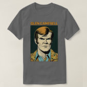 Glen Campbell Retro Style Fan Design T-shirt (Design voorkant)