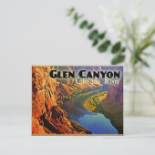 Glen Canyon Arizona Utah Briefkaart (Staand voorkant)