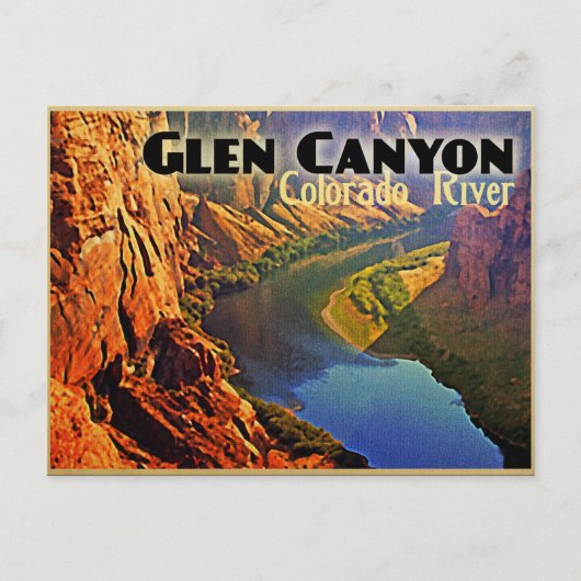 Glen Canyon Arizona Utah Briefkaart (Voorkant)