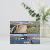 Glen Canyon Dam Briefkaart (Staand voorkant)