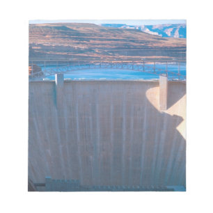Glen Canyon Dam in de Colorado Rivier bij Page, Notitieblok