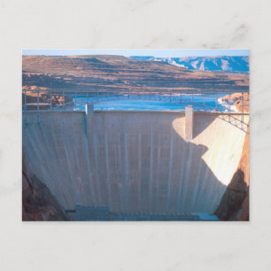 Glen Canyon Dam op de Colorado op Page, Briefkaart