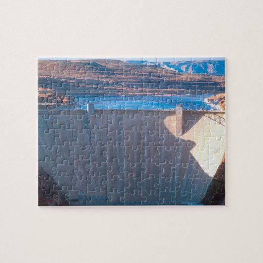 Glen Canyon Dam op de Colorado op Page, Legpuzzel (Horizontaal)