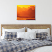 Glen Canyon National Recreation Area Canvas Afdruk (Insitu (Slaapkamer))