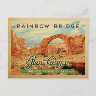 Glen Canyon National Recreation Vintage Travel Briefkaart