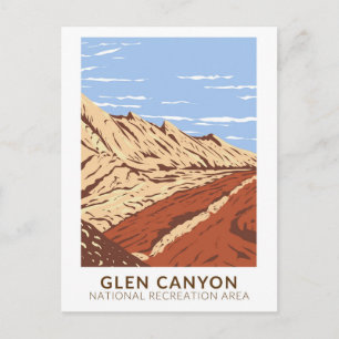 Glen Canyon Navajo Sandstone  Briefkaart