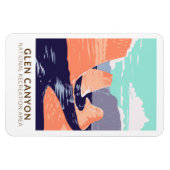 Glen Canyon Reflection Canyon Vintage Magneet (Horizontaal)