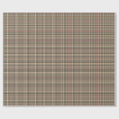 Glen Check Plaid Pixel Art Cadeaupapier (Vlak)