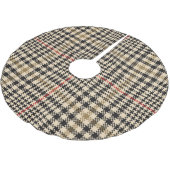 Glen Check Plaid Pixel Art Kerstboom Rok (Gekanteld)