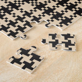 Glen Check Plaid Pixel Art Legpuzzel (Zijkant)