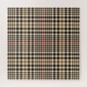 Glen Check Plaid Pixel Art Legpuzzel (Horizontaal)