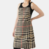 Glen Check Plaid Pixel Art Schort (Insitu)