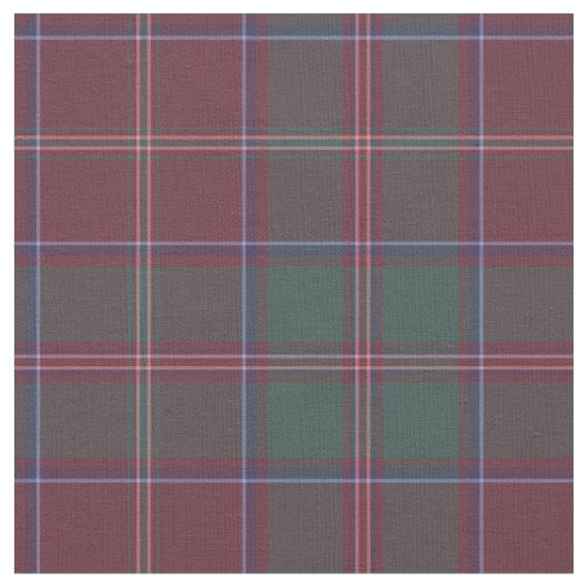 Glen Coe District Tartan Stof (Close Up)