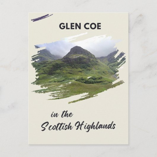 Glen Coe  Feestdagenkaart (Voorkant)