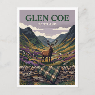 Glen Coe Glencoe Schotland Briefkaart