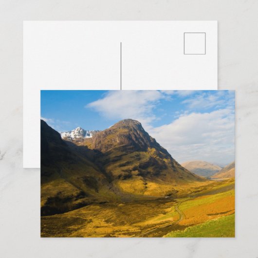 Glen Coe, Schotland Briefkaart (Voorkant / Achterkant)