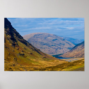 Glen Coe, Schotland Poster
