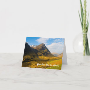Glen Coe, Schotland Wenskaart Bedankkaart