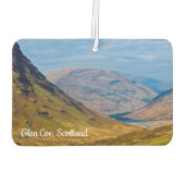 Glen Coe, Scotland Car air freshener Luchtverfrisser (Achterkant)