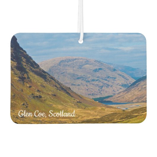 Glen Coe, Scotland Car air freshener Luchtverfrisser (Voorkant)