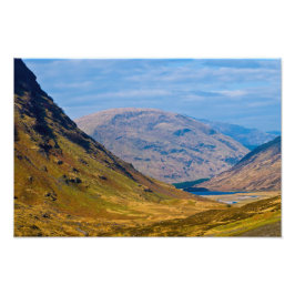 Glen Coe, Scotland Foto print Afdruk