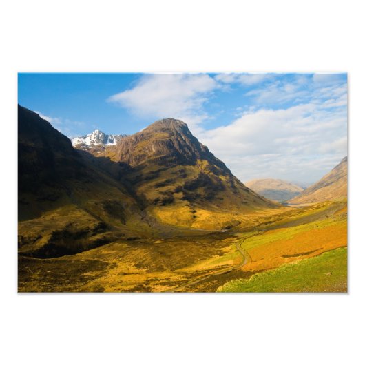 Glen Coe, Scotland Foto print Afdruk (Voorkant)