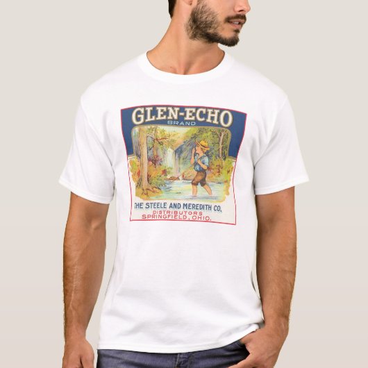 Glen-Echo  etiket met voedselkratten T-shirt (Voorkant)