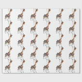Glen Echo Giraffe Cadeaupapier (Vlak)