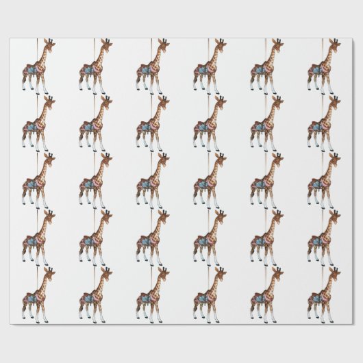 Glen Echo Giraffe Cadeaupapier (Vlak)