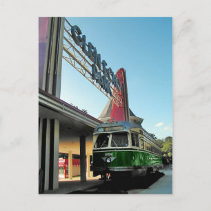 Glen Echo Park en Trolley Briefkaart