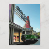 Glen Echo Park en Trolley Briefkaart (Voorkant)