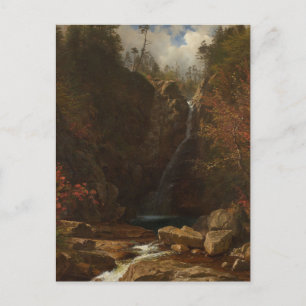 Glen Ellis Falls van Albert Bierstadt Briefkaart