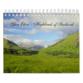 Glen Etive - Highlands of Scotland Kalender (Hoes)