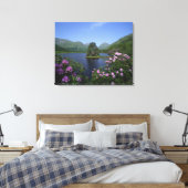 Glen Etive, Hooglanden, Schotland Canvas Afdruk (Insitu (Slaapkamer))