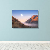 Glen Etive Maan  Canvas Afdruk (Insitu (Houten vloer))