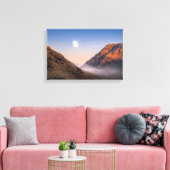 Glen Etive Moon  Canvas Afdruk (Insitu (Woonkamer))
