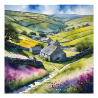 "Glen Garlands" Landschap Yorkshire Dales Scène
