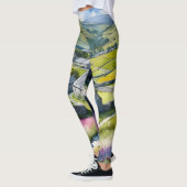 "Glen Garlands" Landschap Yorkshire Dales Scène Leggings (Links)